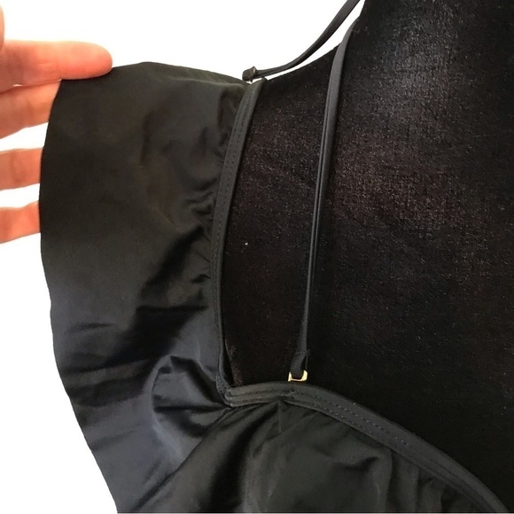 SO Black Ruffled Bikini Top - Picture 2 of 8